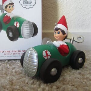 Elf on the Shelf Race to the Finish Scout Elf 2023 Hallmark ornament